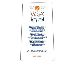 Hulka VEA IGEL GEL MANI IGIENIZZANTE VITAMINA E ACIDO IALURONICO 100 ML