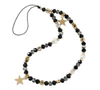 HULKAY Catena per Telefono Cellulare in Rilievo Gioielli per Donne Ragazze Cordino Anti-smarrimento con Ciondolo Stella, As the Picture Shows, Cristallo+Lega+CCB, Agata