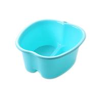 Hulpuog, vasca idromassaggio, lavapiedi in plastica di grandi dimensioni per ammollo i piedi, secchio per il lavaggio dei piedi per la casa, pedicure, regalo per la cura dei piedi (blu)