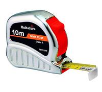 Hultafors Metro a nastro TMC (lunghezza 10 m, metro a nastro con suddivisione della pressione dell'inchiostro, avvolgimento automatico del nastro, gancio per cintura) 480298