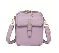 HULUBO Borse Crossbody per le donne,Borse Crossbody con cinturina regolabile per le donne Viaggi con tracolla regolabile (Violetta)