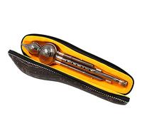 Hulusi Flauto C/Sib Chiave, Hulusi Cinese Ambientale, Cucurbita Staccabile, Strumento Tradizionale, for Principianti Amatori Musicali /80 (Color : Silver, Size : C KEY)