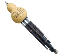 Hulusi Flauto Di Zucca A Doppio Tono C Bb GF Chiave Strumento Musicale Popolare Professionale(C Key)