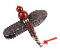 Hulusi, flauto Hulusi fatto a mano in bambù cinese Hulusi con nodo cinese for principianti amanti della musica, strumento a fiato (Si bemolle)(B flat)