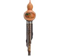 Hulusi Flauto Strumento Durevole, Studente Adulto Professionista che Suona il Flauto Cucurbita, Tono Brillante, Facile da Suonare e Facile da Imparare, Etnico Tradizionale Cinese