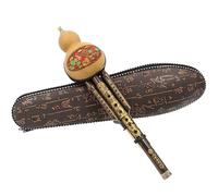 hulusi flute Strumento Hulusi Per Principianti Tonalità Do Si Bemolle Bambù Viola Doppio Tono(Type 2)