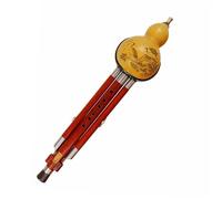 Hulusi Pipa In Ebano/palissandro Flauto Hulusi Professionale A Tre Toni Zucca Flauta Flauto Antiurto Hulusi(Rosewood,C)