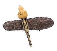 Hulusi professionale Strumento Hulusi Per Principianti Tonalità Do Si Bemolle Bambù Viola Doppio Tono(Type 3)