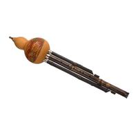 Hulusi Strumento Musicale Flauto Cucurbita D-key Zucca Nazionale Strumento Musicale Flauto Cucurbita Staccabile A Tre Toni Con Scatola Di Immagazzinaggio