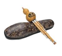 Hulusi Strumento Musicale Flauto Di Zucca Piatto A Tre Toni Cinese Tradizionale Hulusi Chiave C/SI Per Studenti Principianti Con Custodia (Color : B flat)