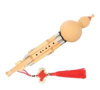 Hulusi Strumento Musicale Flauto Hulusi A Sette Fori, Strumento Per Flauto Di Zucca Realizzato A Mano, Con Prestazioni Professionali, Con Custodia (Color : G key)