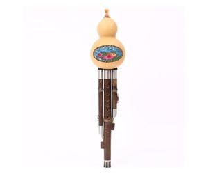 Hulusi Strumento Musicale Flauto Hulusi Etnico Tradizionale Cinese A Tre Note Strumento Musicale Flauto Hulusi A Sette Fori Suonato Da Uno Studente Adulto (Color : B flat)