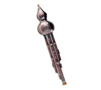 Hulusi Strumento Musicale Imitazione Bronzo Hulusi Flauto Strumento Musicale Flauto Di Zucca Per Studenti Principianti A Tre Toni Con Chiave C Con Custodia