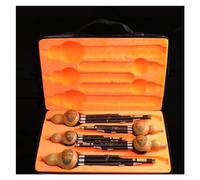 Hulusi Strumento Musicale Set Di Strumenti Musicali Flauto Nazionale Cinese Hulusi Piccolo Flauto Cucurbita D/C/B Piatto/G/F Con Custodia (Color : 01)