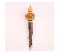 Hulusi Strumento Musicale Strumento A Fiato Etnico Tradizionale Hulusi Fatto A Mano Con Zucca Naturale Hulusi Flauto Con Nodo Cinese (Color : F key)