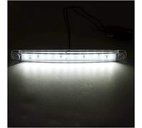 HULX Luci di Posizione per Auto, 10 Pezzi Indicatori di Direzione per Auto Indicatori di Direzione Laterali per Auto 12SMD LED 24V (Bianca)