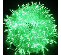 HULX Luci di Stringa Fata Albero, 10m 80LED Luci di Natale a LED LED String Lights Fata Scintillio Luci Albero String Lights Natale Fata String Lights USB (Verde)