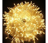 HULX Luci di Stringa Fata Albero, 10m 80LED Luci di Natale a LED Scintillio USB per Albero (Caldo)