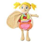 Human Anatomy Plush Toy - 19.7 Inch Educational Body Organs Model | Crystal Super Soft Doll - Interactive learning design with removable organs for teaching kids human body knowledge at home or school