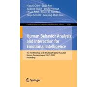 Human Behavior Analysis and Interaction for Emotional Intelligence: The First Workshop on EI-MiGA@IJCAI 2026, IJCAI 2026, Bremen, Germany, August 15-21, 2026, Proceedings
