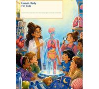 Human Body for Kids: A Colorful First Science Guide to Bones, Muscles, Senses, Breathing, Digestion, Growth, Sleep, and Healthy Habits