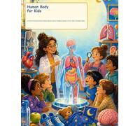 Human Body for Kids: A Colorful First Science Guide to Bones, Muscles, Senses, Breathing, Digestion, Growth, Sleep, and Healthy Habits