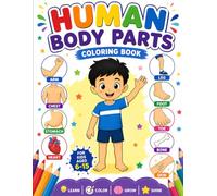 HUMAN BODY PARTS COLORING BOOK