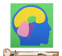 Human Body Puzzle, EVA Brain Science Kit, DIY Anatomy Model with Educational Design, Adorable Foam Material, STEM Experiment Supplies with Interactive Learning, Kids Boys for School Home