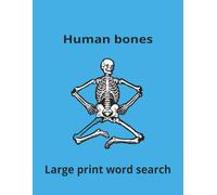 Human bones word search: 8.5x11 inches puzzle book