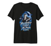 Human By Chance Alpha Choice Bootleg Divertente Alpha Wolf Meme Maglietta Premium
