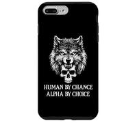 Human By Chance Alpha Wolf Choice Big Dad Wolf Man Werewolf Custodia per iPhone 7 Plus/8 Plus