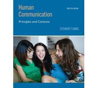Human Communication: Principles and Contexts by Stewart Tubbs (2009-10-01)