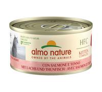 Almo Nature HFC Complete Kitten 6 x 70 g Alimento umido per gatto - Salmone con Tonno
