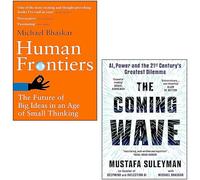 Human Frontiers By Michael Bhaskar, The Coming Wave By Mustafa Suleyman 2 Books Collection Set