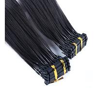 ,Human hair,18in/45cm,Extension in Capelli Veri 6d, 40 G per Confezione, Capelli Veri Senza Cuciture E Invisibili, Capelli Lisci E Setosi per Donna