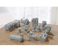 Human Research Laboratory Terrain Set - Zona Alfa - Tavolo Da Gioco Miniature RP