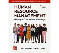 ISE Human Resource Management: Gaining a Competitive Advantage by Noe, Raymond