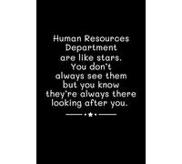 Human Resources Department Are Like Stars: Lined Journal Notebook