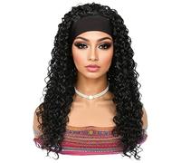 Human Wig Deep Wave, Long Curly Human Wigs, Breathable Mesh Cap, Adjustable Hair Wigs, Hair Extensions, Fashionable Headwear, Soft, Natural Look, Comfortable Fit, Versatile Styling