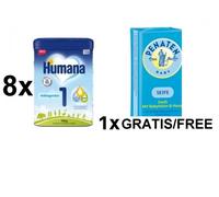 Humana 1 Latte dalla Nascita 8x750g + Penaten sapona 90g
