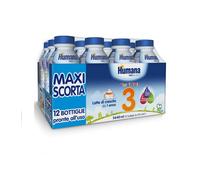 Humana 3 Latte Liquido Confezione da 12 Brick da 470ml (5640ml)
