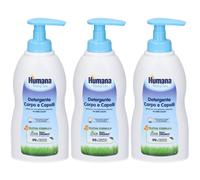 Humana BabyCare Detergente Corpo e Capelli 3x300 ml Sapone liquido