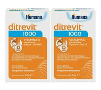 Humana Ditrevit® 1000 2x5,5 ml Soluzione orale