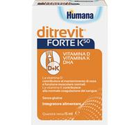 Humana Ditrevit Forte K50 Integratore Vitamina D K e DHA Gocce 15 ml