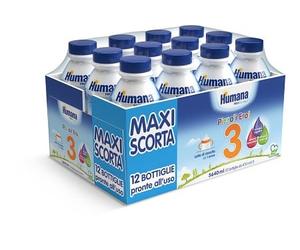 Humana HUMANA 3 PROBALANCE MULTIPACK MAXI SCORTA 12 BOTTIGLIE DA 470 ML