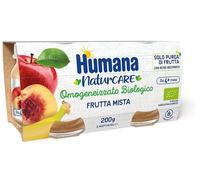 Humana HUMANA OMOGENEIZZATO FRUTTA MISTA BIO 2 PEZZI DA 100 G