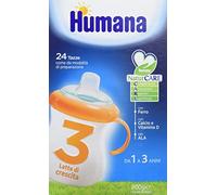 Humana Junior Drink Latte di Crescita per Bambini, Indicato dai 3 Anni, in Polvere - 800 gr
