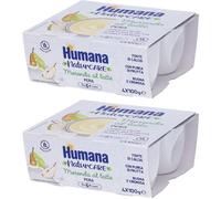 Humana Merenda Al Latte Pera 2x4x100 g