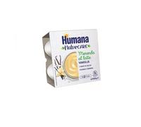 Humana Merenda al Latte Vaniglia Confezione da 4x100Gr