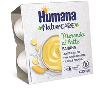 Humana merenda latte banana 4x100gr